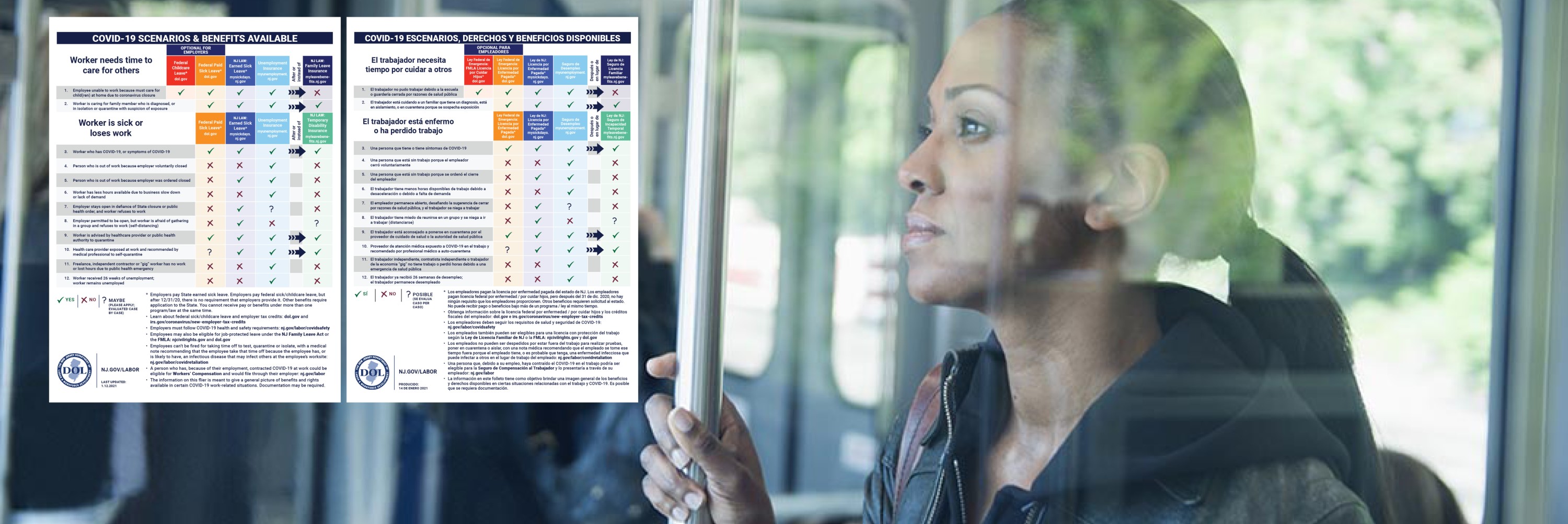 woman commuting on a light rail train